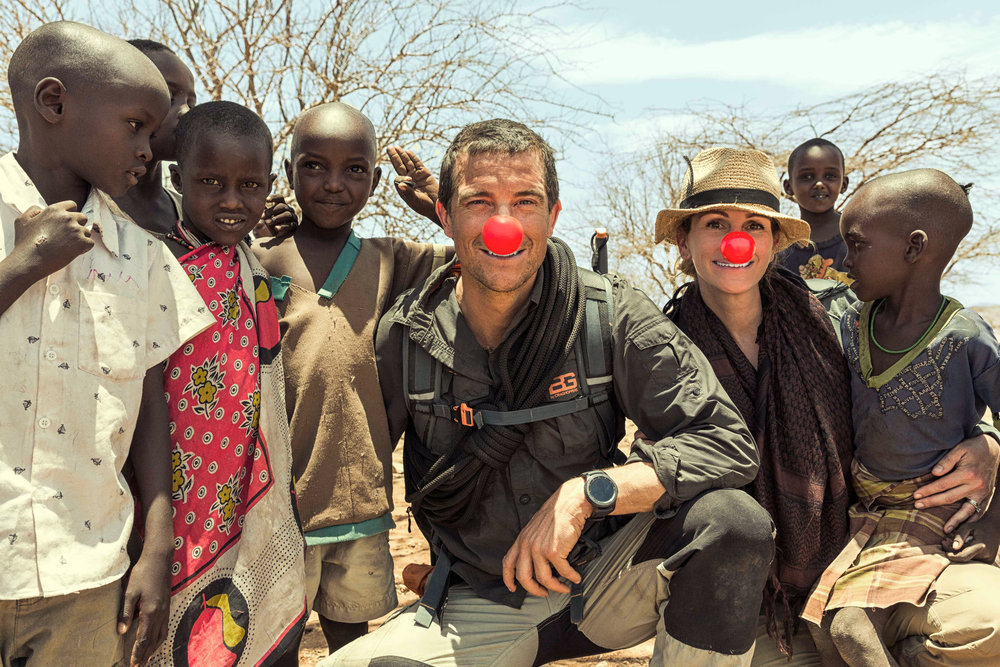 Julia Roberts Red Nose Special Day Kenya