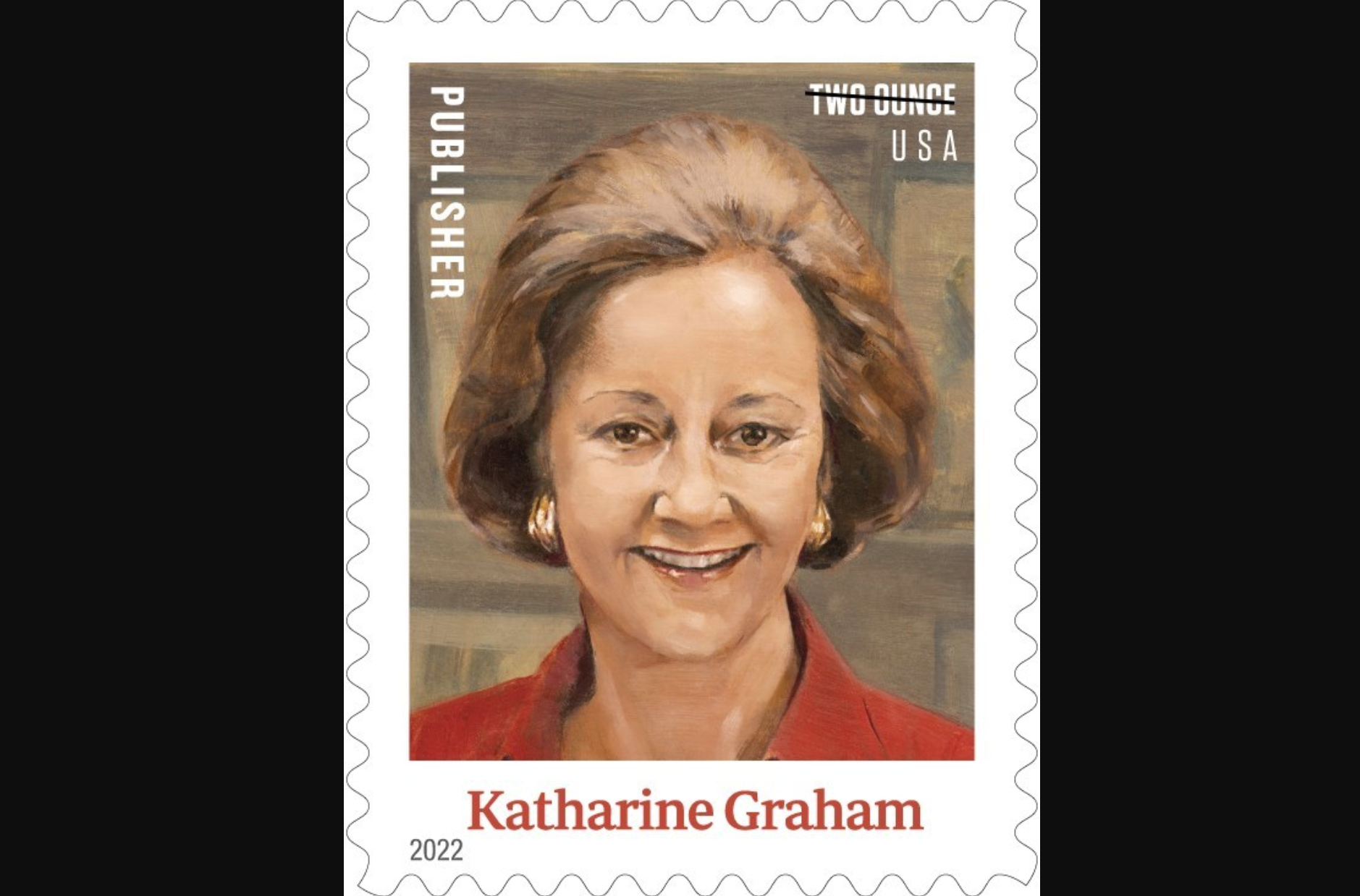 Katharine Graham, stamps, 2022