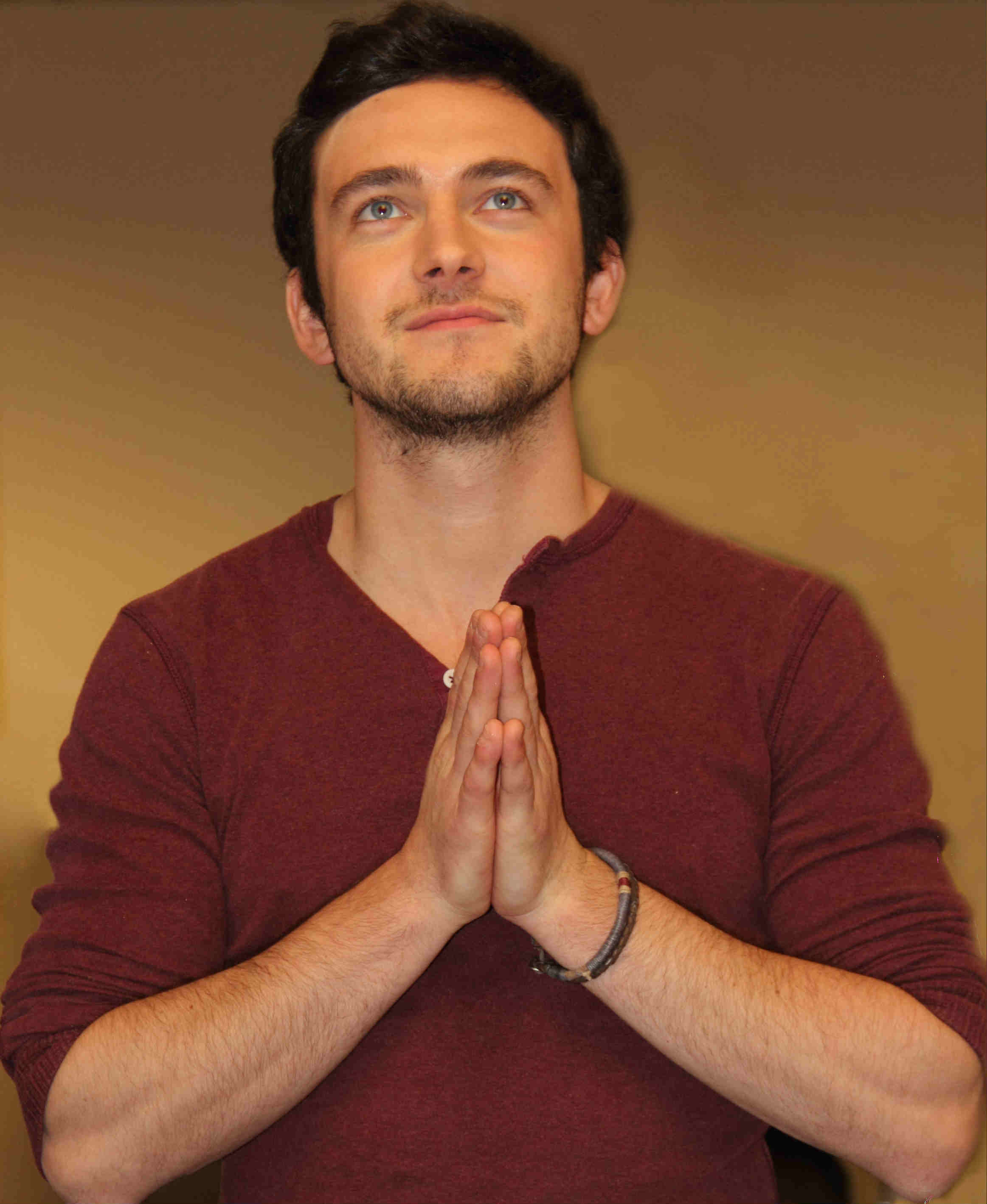 George Blagden LATFUSA Prayer Pose