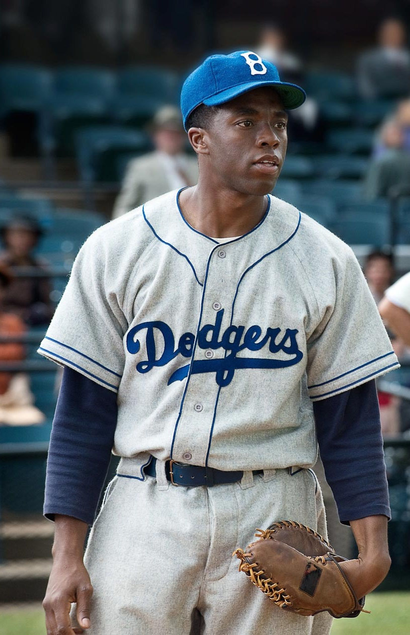 Jackie Robinson Chadwick Boseman 1