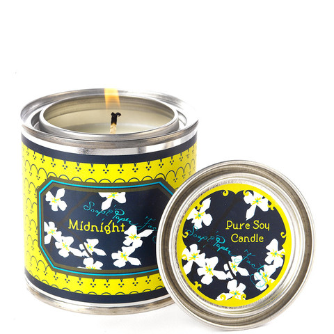 Soap and Paper Tin Candle