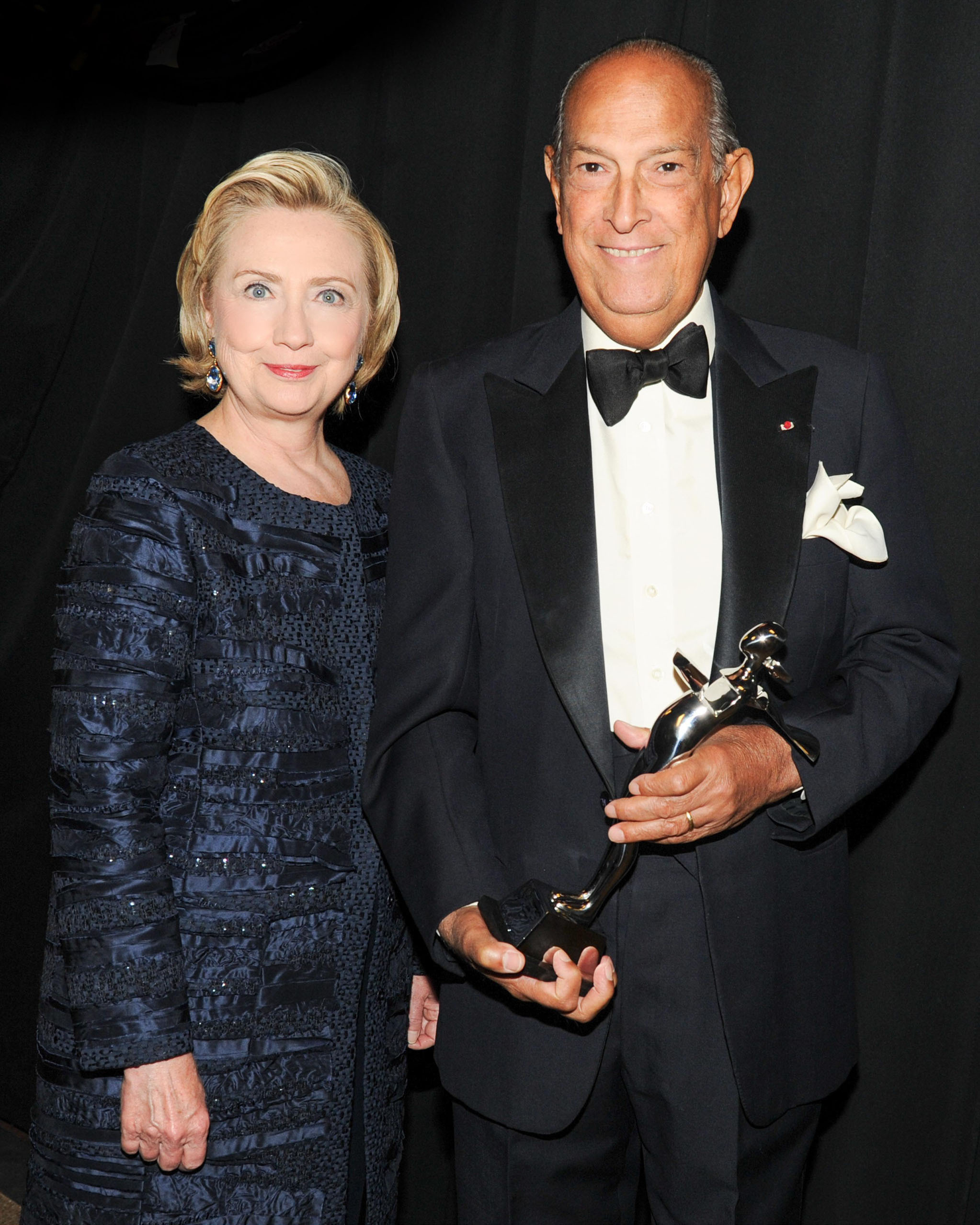 Hillary Clinton and Oscar de La Renta