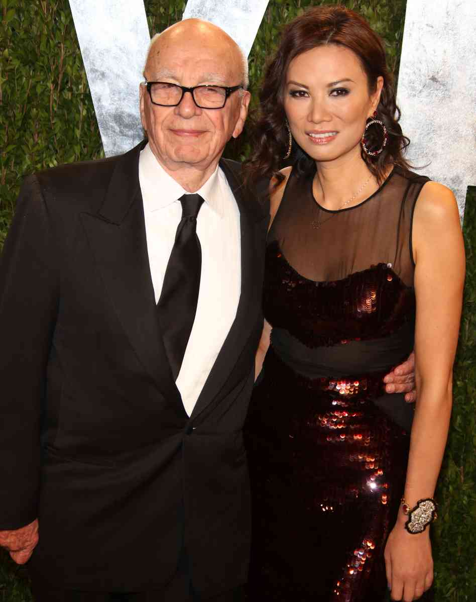 Rupert Murdoch and Wendy Deng