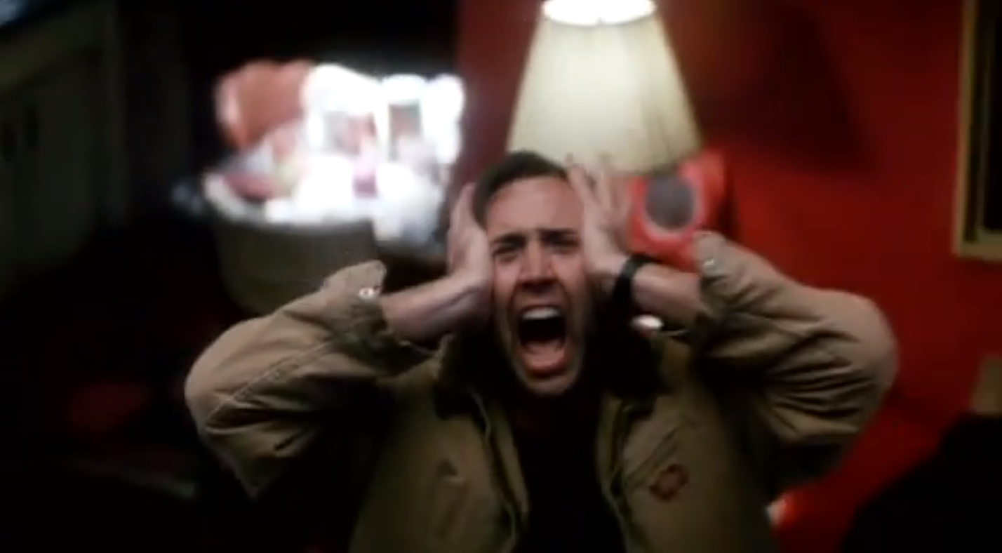 Here's a clip of Nicolas Cage scream-singing “Purple Rain” at