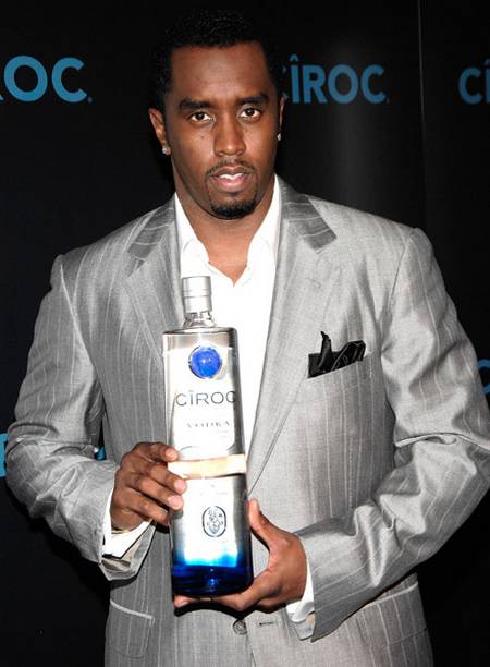 Sean Combs P Diddy Ciroc Vodka