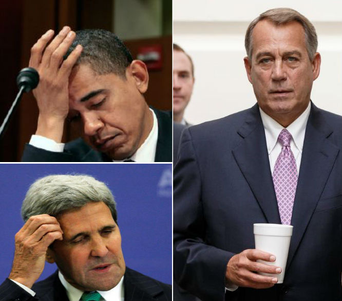 Obama Boehner government shutdown