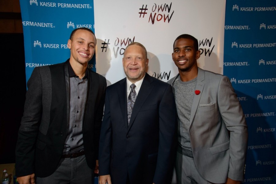 Stephen Curry and Chris Paul Kaiser Permanente