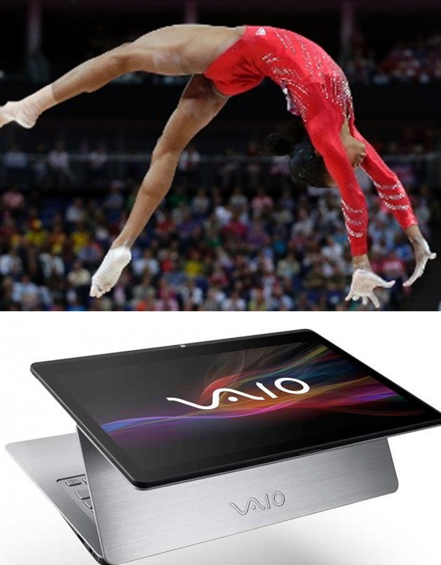 Sony VAIO Flip Gabby Douglas