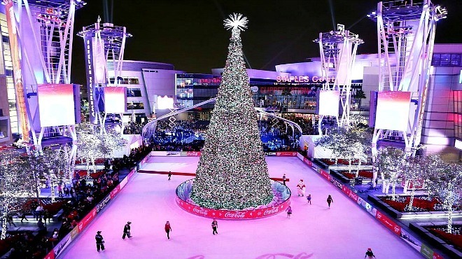 LA Live Christmas Tree