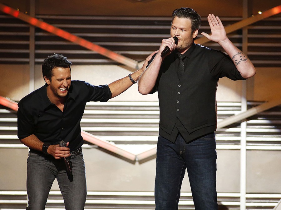 Blake Shelton and Luke Bruan