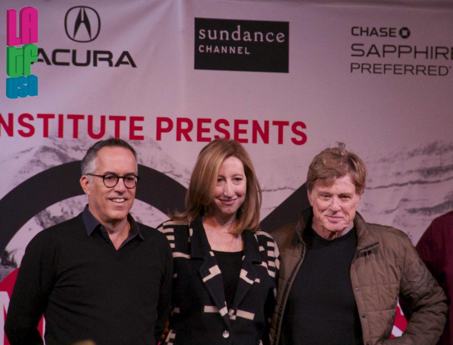 John Cooper, Keri Putnam, Robert Redford at Sundance 2014 - LATF USA