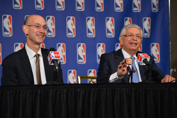 David Stern & Adam Silver