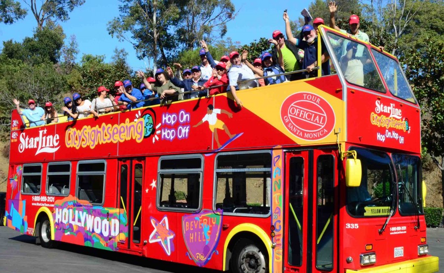 sightseeing tour bus los angeles