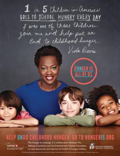 Viola Davis "Hunger Is" Campaign