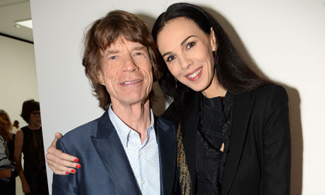 L'Wren Scott and Mick Jagger