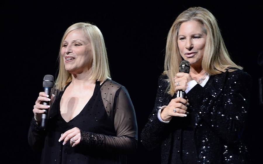 Barbra Streisand and Roslyn Kind
