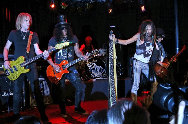 Slash & Steven Tyler