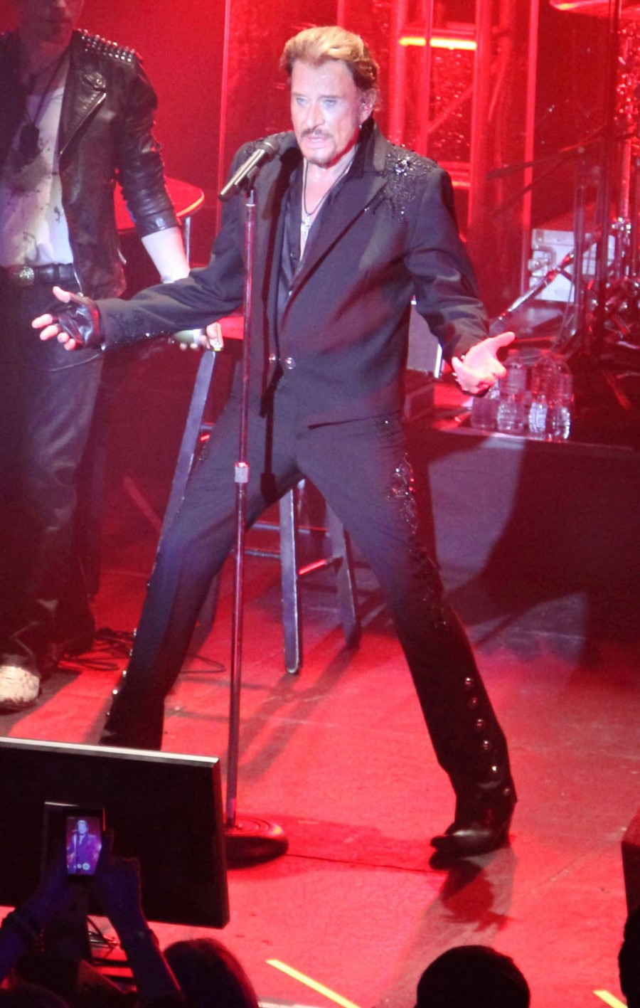 Johnny Hallyday concert review by Michele Elyzabeth - LATFUSA 'fonda'