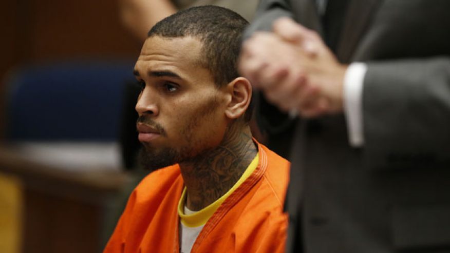 Chris Brown In Court