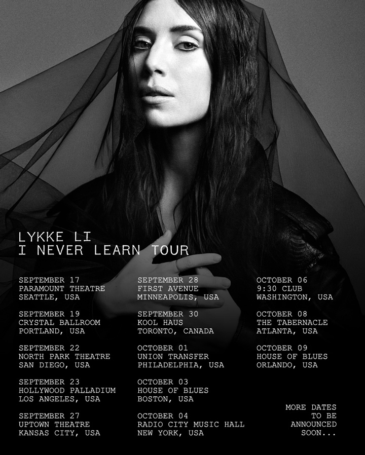 Lykke Li Announces Tour