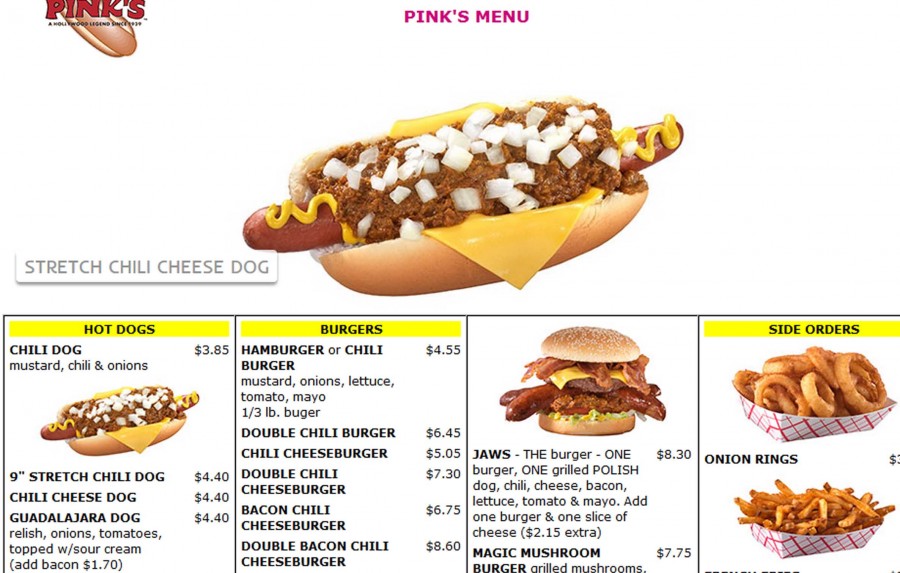 Pink's Hot Dogs