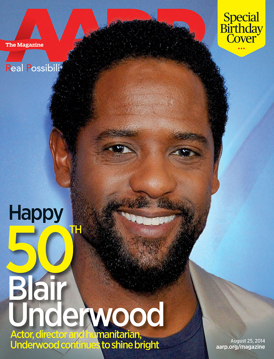 Blair Underwood AARP cover