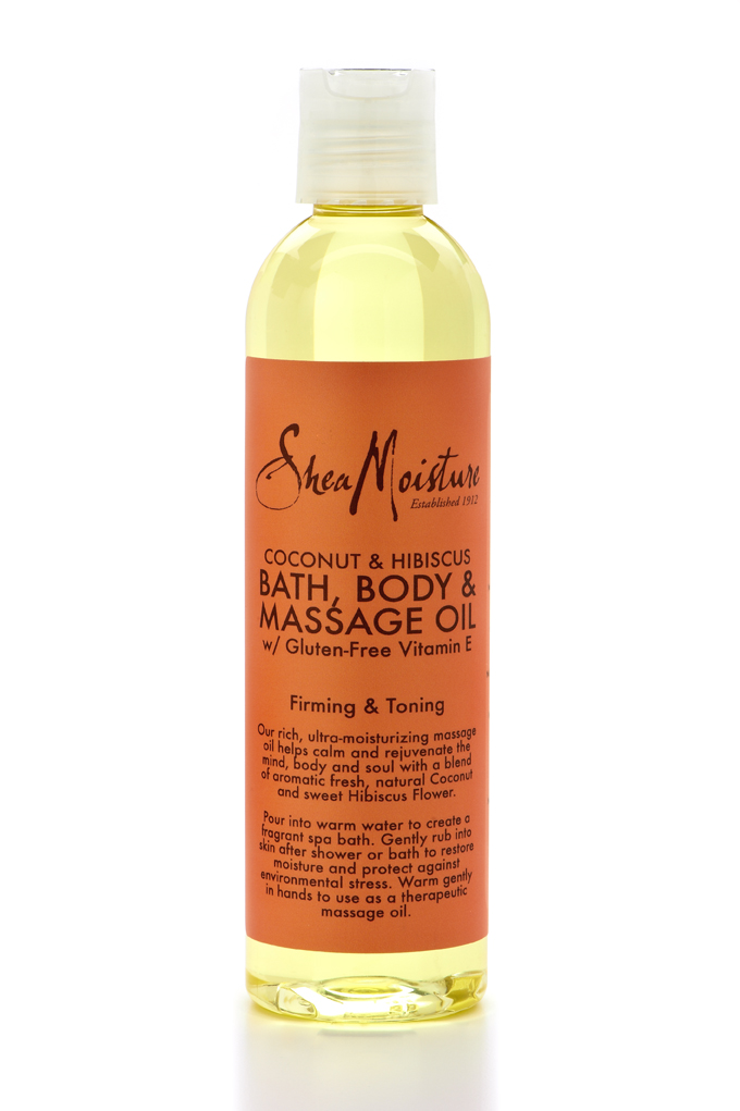 Shea Moisture's Coconut & Hibiscus Bath Body & Massage Oil
