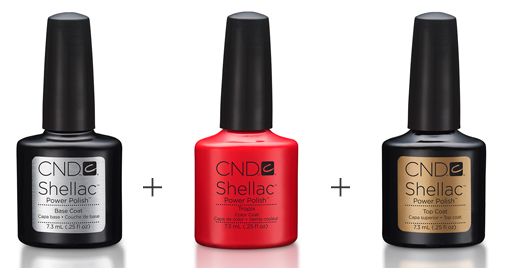 CND Shellac nail color