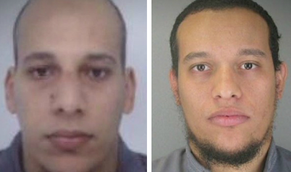 Charlie Hebdo suspects Said and Cherif Kouachi