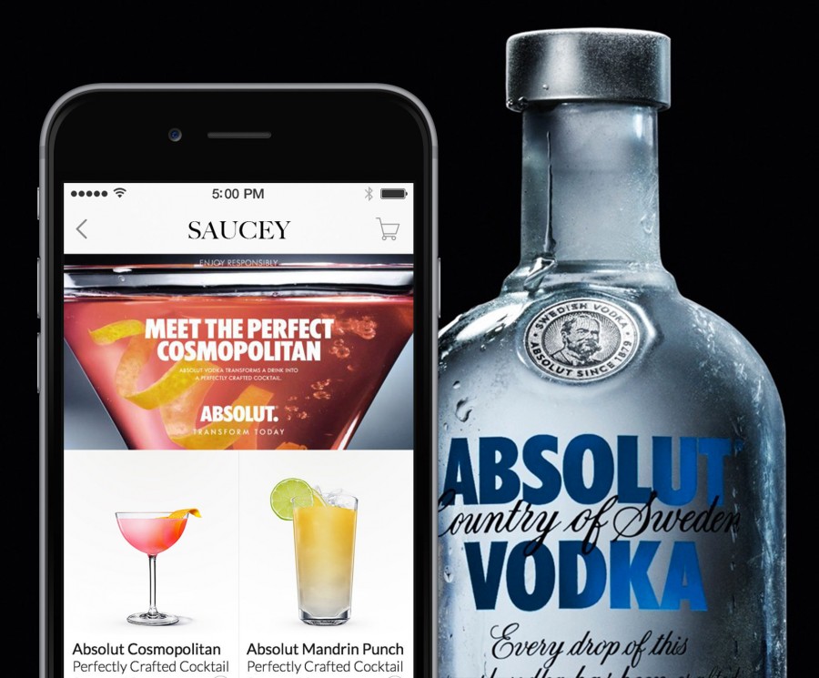 Absolut Vodka Saucey App