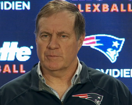 Patriots coach Bill Belichick