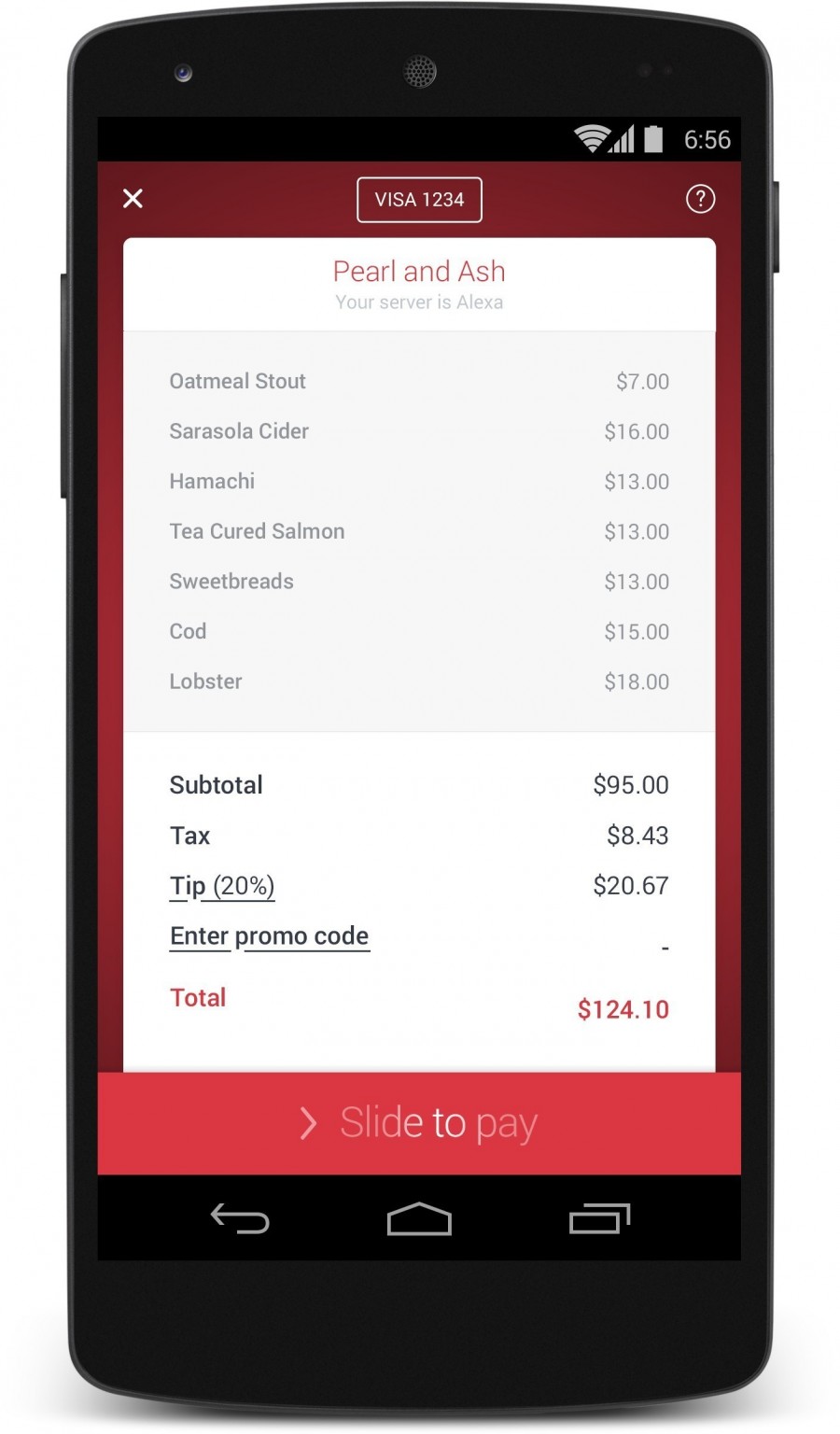 OpenTable for android
