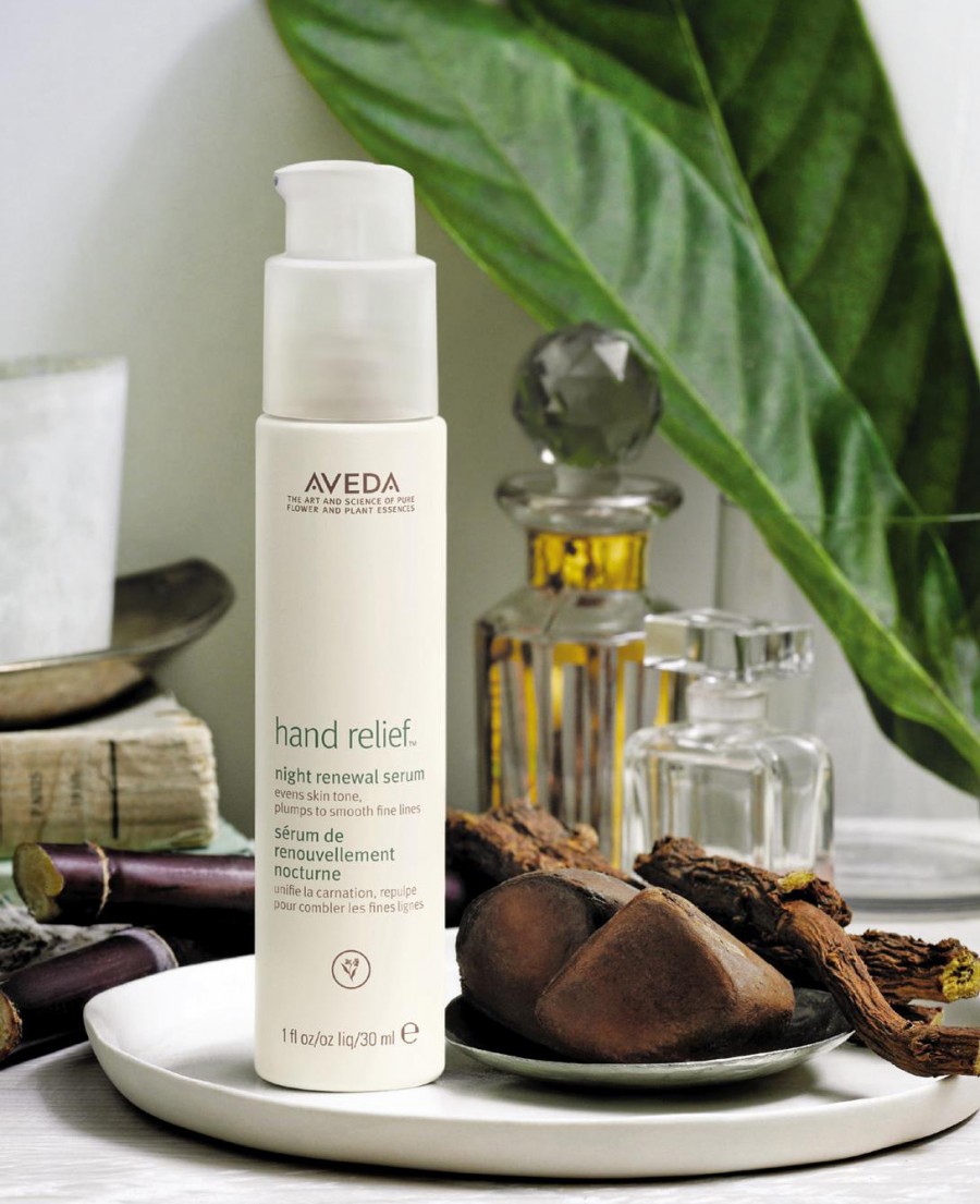 Hand relief night renewal serum by aveda