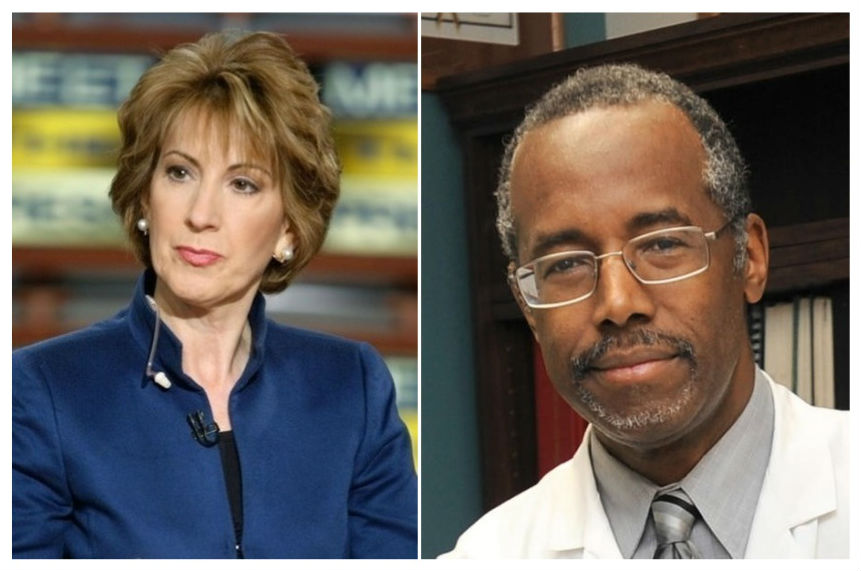 Carly Fiorina and Ben Carson