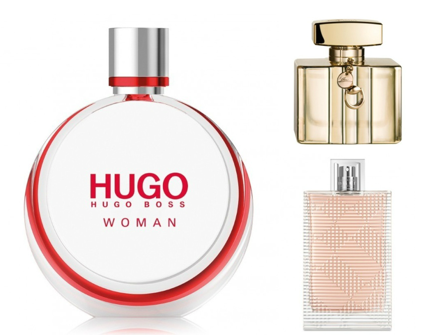 Mother's Day Fragrances - Gucci Premiere, Hugo Boss Women, Burberry Br