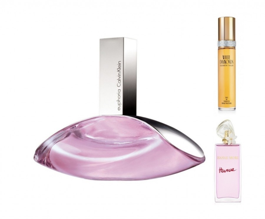 Euphoria Calvin Klein, White Diamonds, Hanae by Hanae Mori