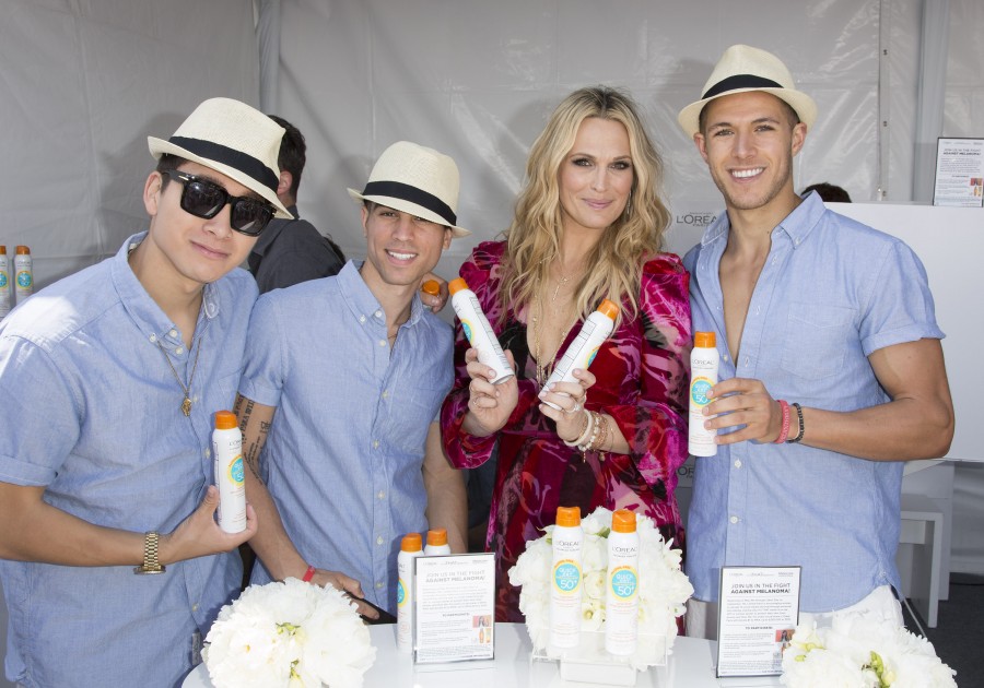 Molly Sims at Super Saturday - L'oreal