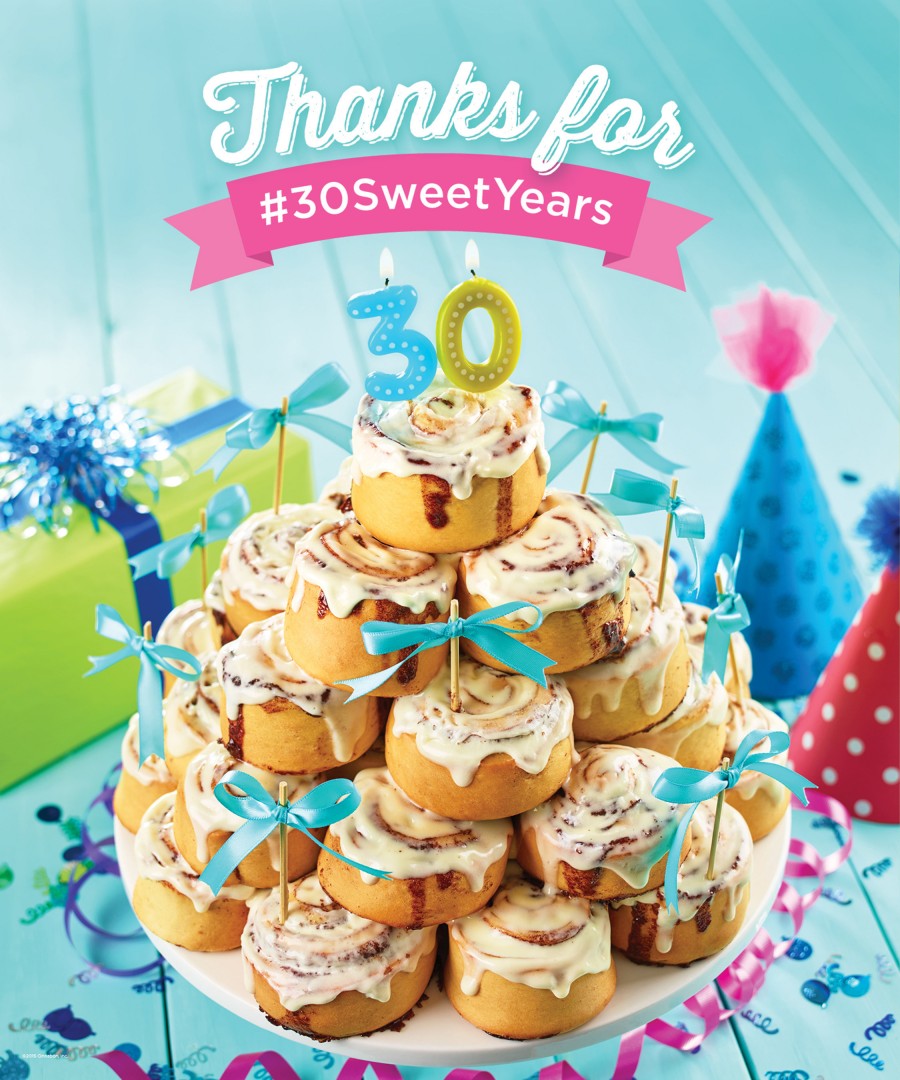 Cinnabon birthday