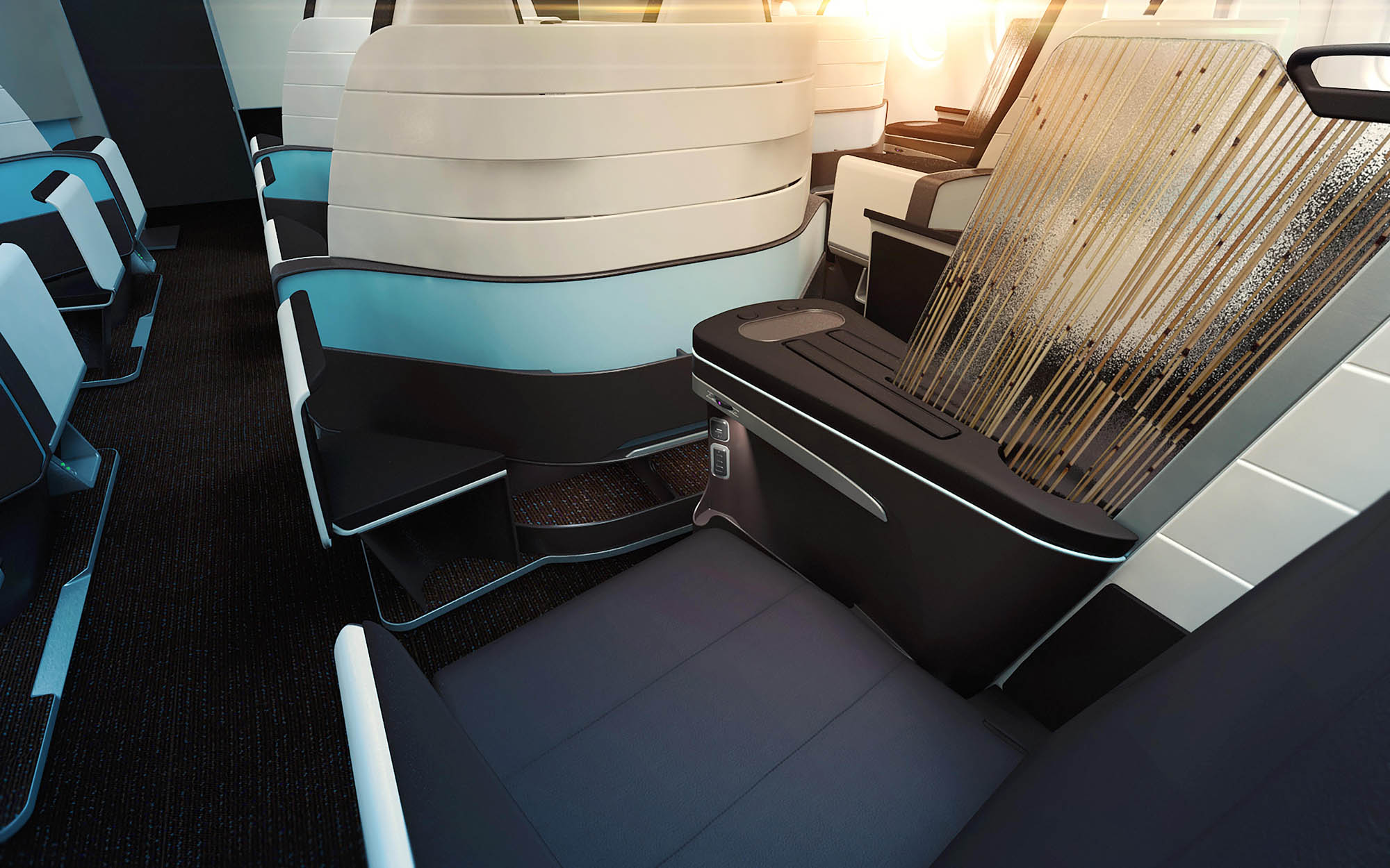 Hawaiian airlines new cabin design