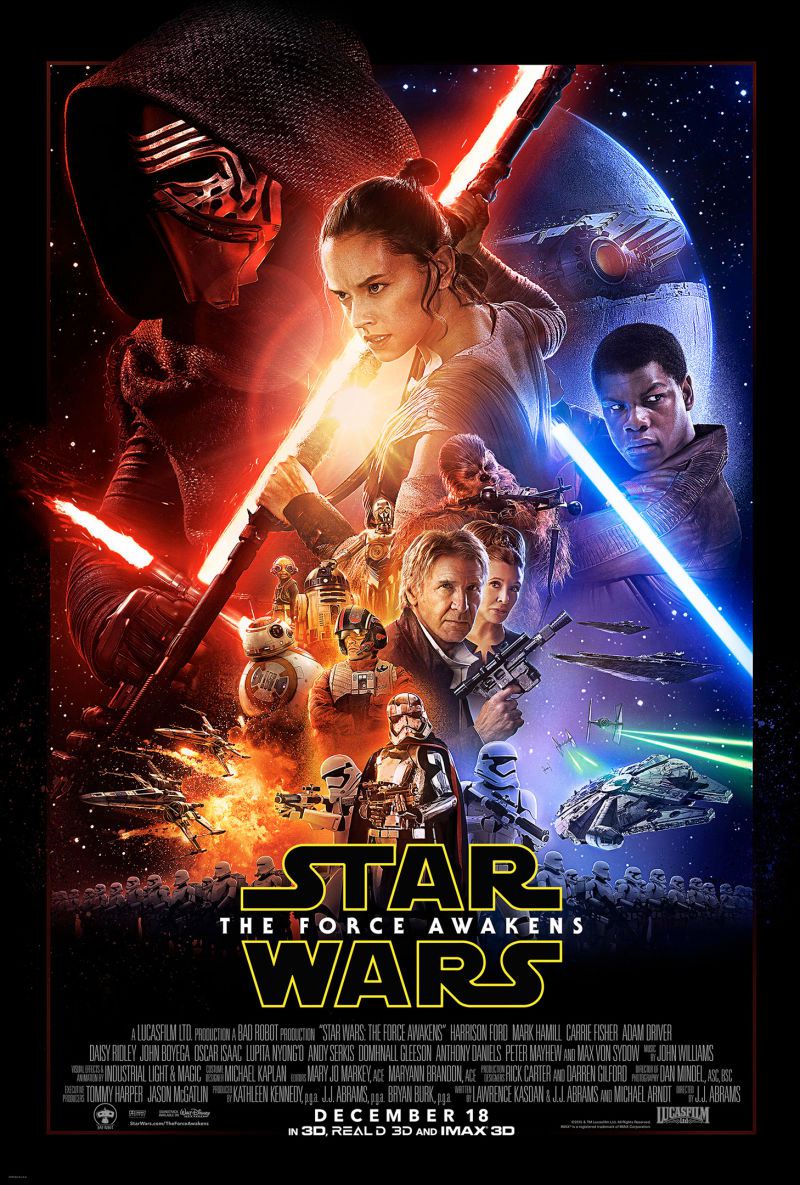 Star Wars The Force Awakens movie poster