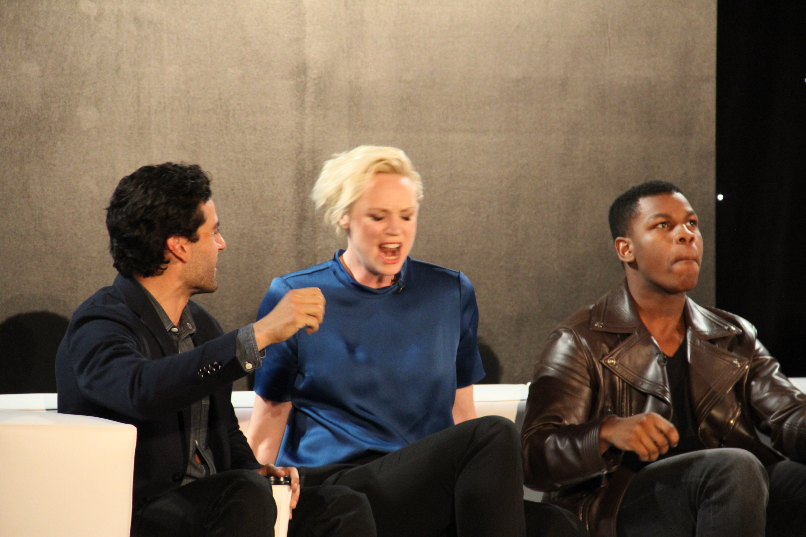 Star Wars - Oscar Isaac, Gwendoline Christie, John Boyega - LATF USA