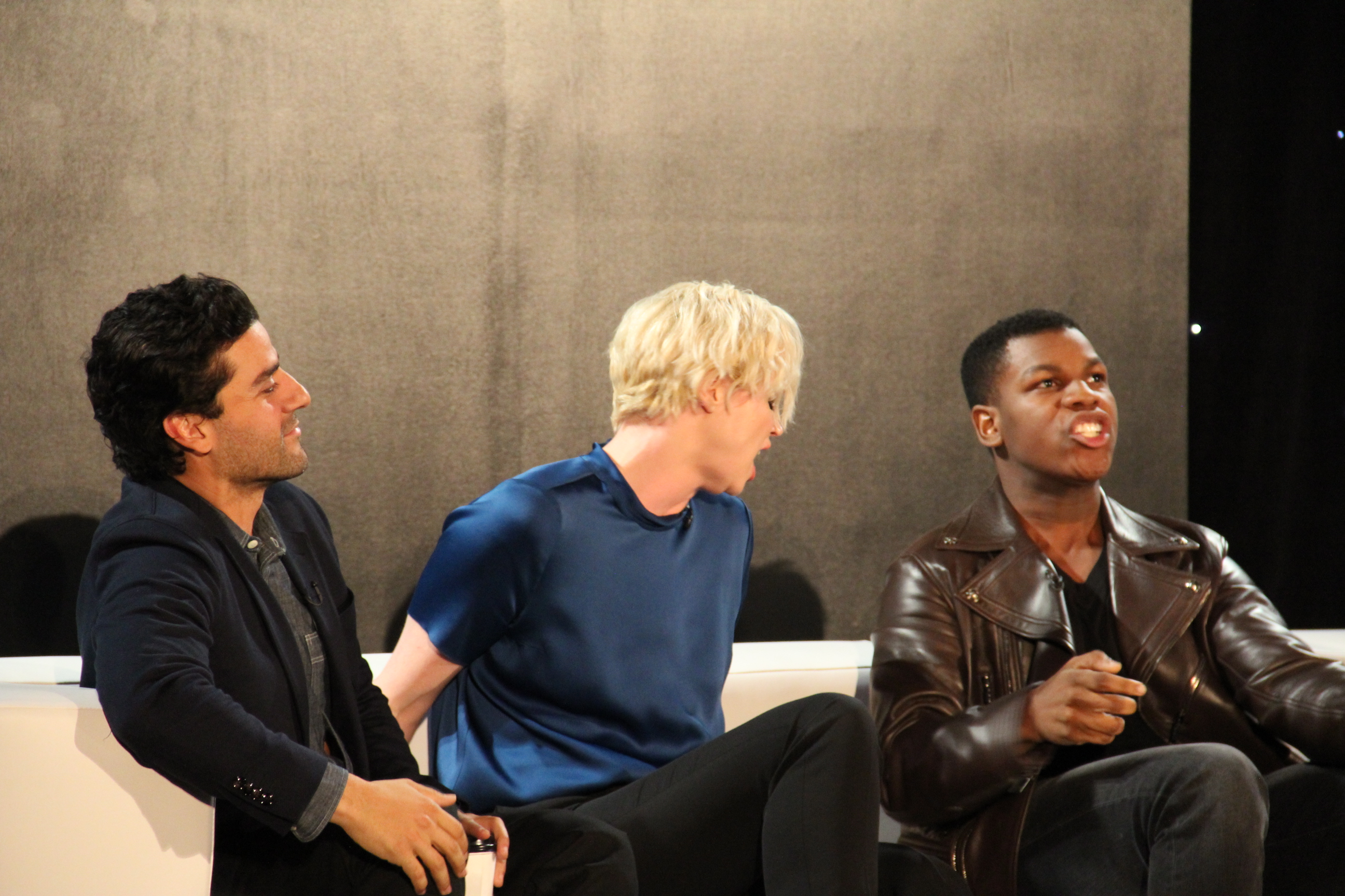 Star Wars - Oscar Isaac, Gwendoline Christie, John Boyega - LATF USA