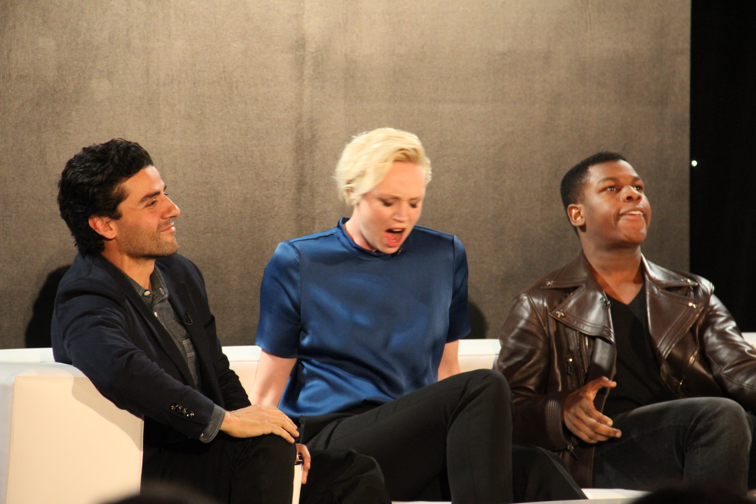 Star Wars - Oscar Isaac, Gwendoline Christie, John Boyega - LATF USA