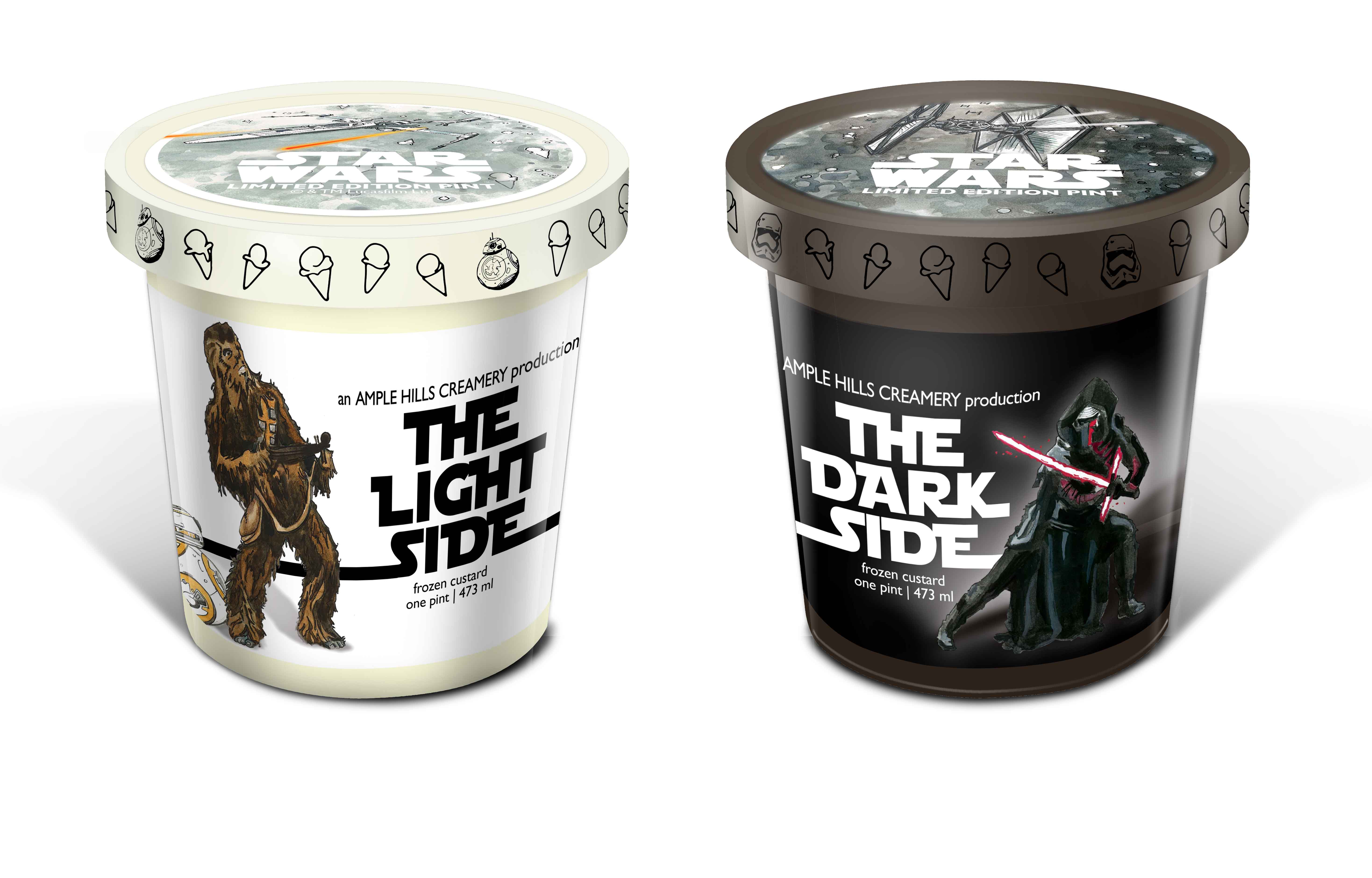 Star Wars ice cream - Ample Hills Creamery