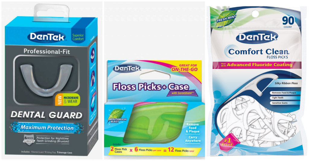 dentek floss and dental guard - LATF USA Living Essentials Column