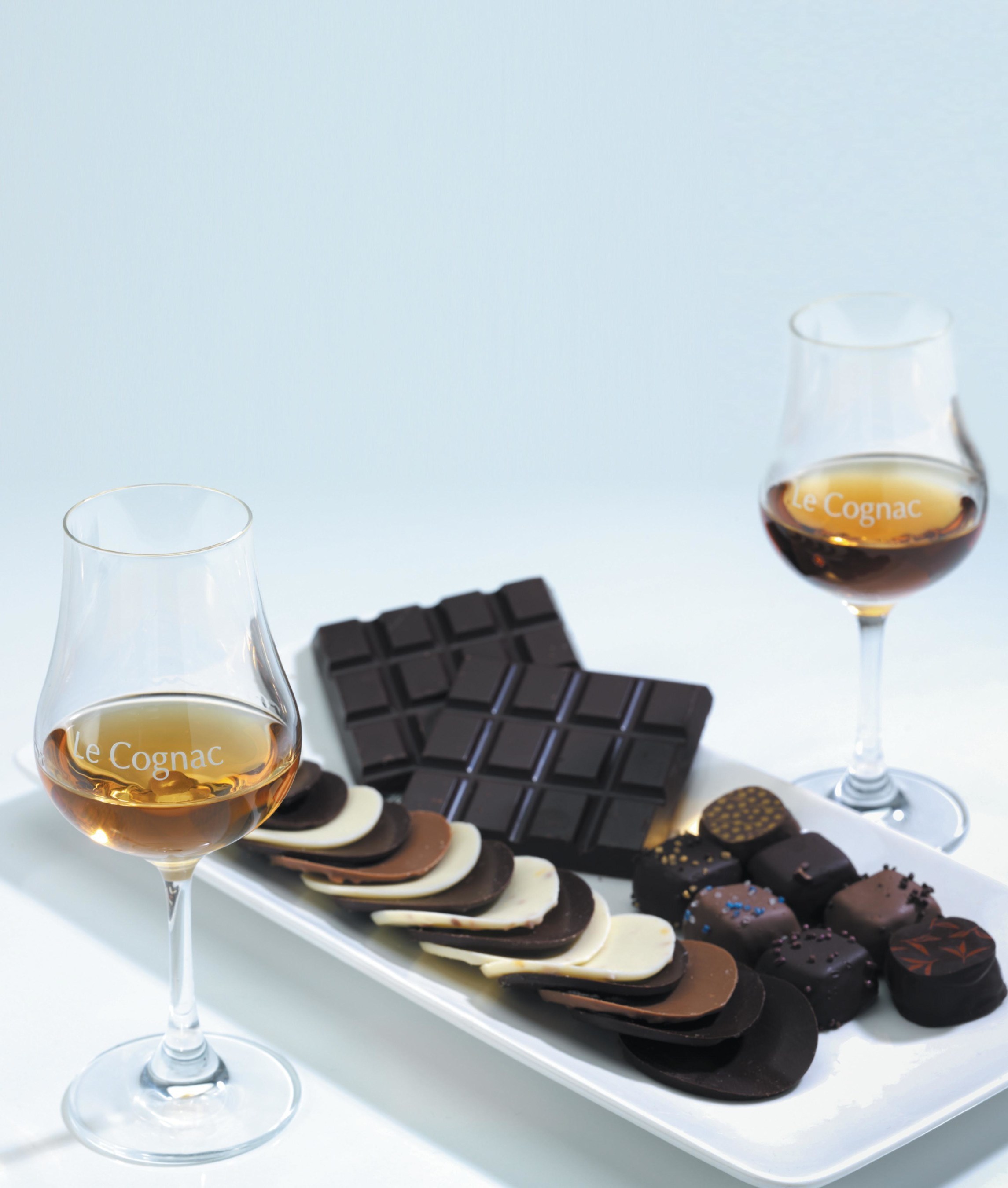 Cognac and chocolate