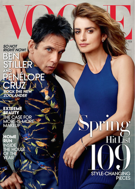 Derek Zoolander on vogue cover