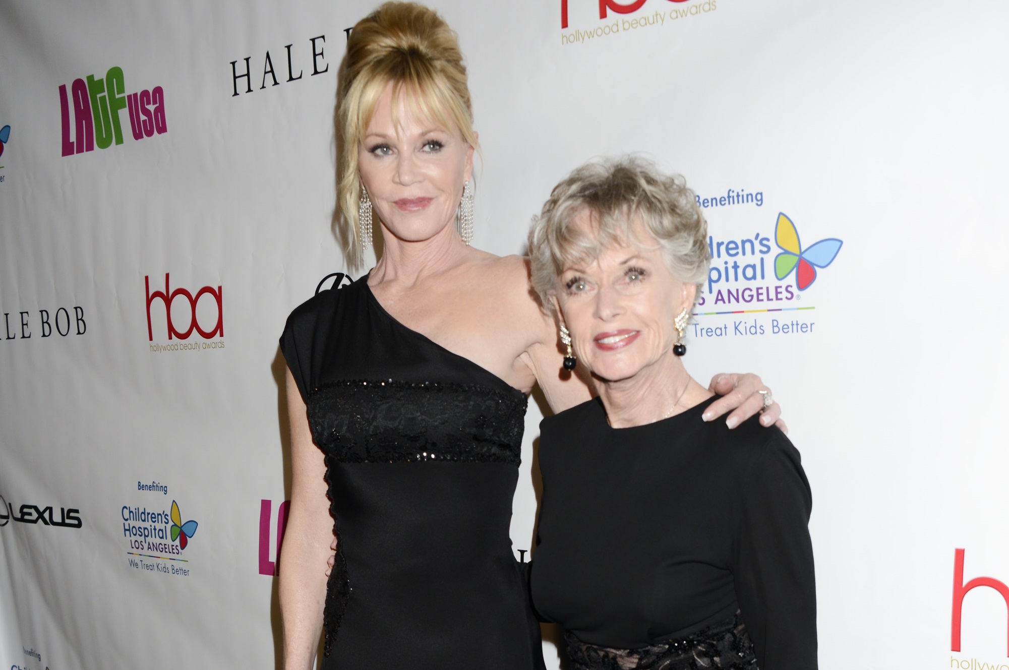 Melanie Griffith and Tippi Hedren at Hollywood Beauty Awards - 2016