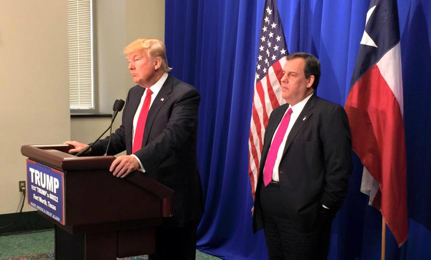 Chris christie donald trump