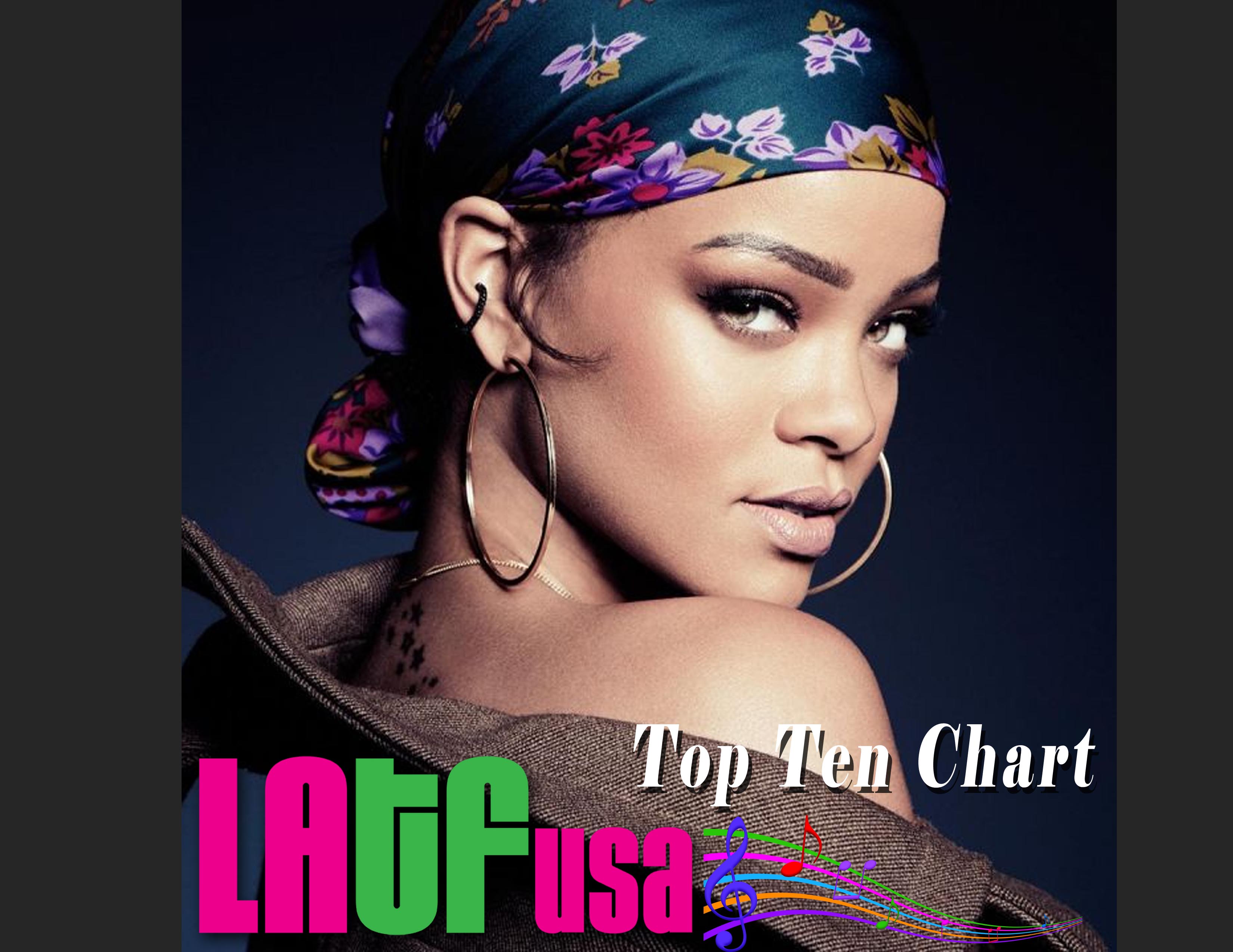 Rihanna Top Ten Music Chart